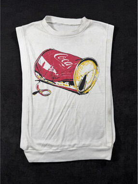 Vintage Aldo Sleeveless Coca-Cola Graphic Sweatshirt